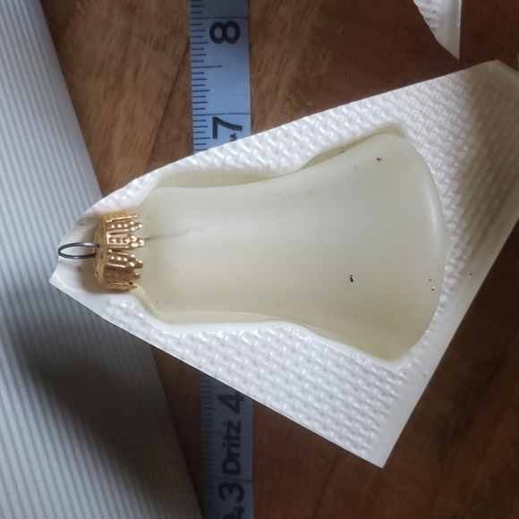 Vintage West Germany glass bell Christmas ornaments bundle of 5 - Picture 2 of 10